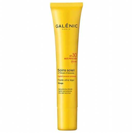 Galenic Soin Soleil Fluide Ultra Legere Visage Spf30, 40ml Galenic Soin Soleil Fluide Ultra Legere Visage Spf30, 40ml