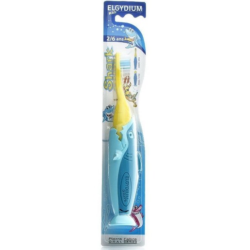 Elgydium Kids Shark 2/6 Οδοντόβουρτσα για Παιδιά 2-6 ετών 1 τεμάχιο Elgydium Kids Shark 2/6 Οδοντόβουρτσα για Παιδιά 2-6 ετών 1 τεμάχιο