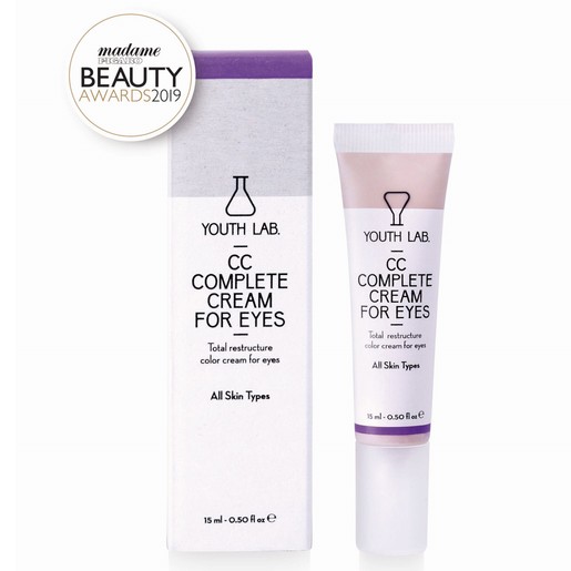 Youth Lab CC Complete Cream for Eyes All Skin Types Κρέμα Ολικής Αναδόμησης με Χρώμα για την Περιοχή των Ματιών 15ml Youth Lab CC Complete Cream for Eyes All Skin Types Κρέμα Ολικής Αναδόμησης με Χρώμα για την Περιοχή των Ματιών 15ml