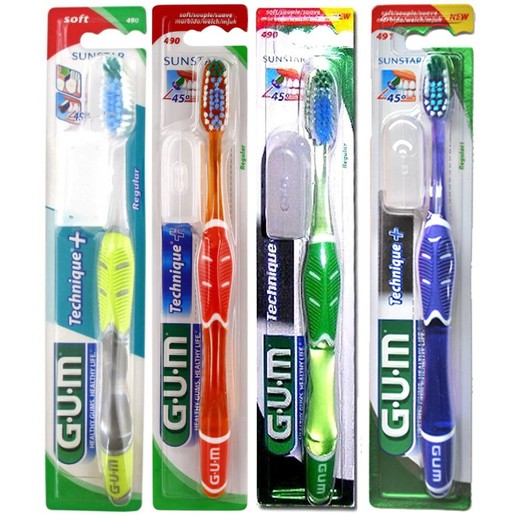 Gum Technique+ Regular Soft Οδοντόβουρτσα με Θήκη Προστασίας (490)