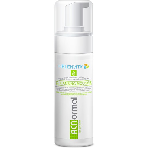 Helenvita ACNormal Cleansing Mousse Αφρός Καθημερινού Καθαρισμού για την Λιπαρή-Ακνεϊκή Επιδερμίδα 150ml Helenvita ACNormal Cleansing Mousse Αφρός Καθημερινού Καθαρισμού για την Λιπαρή-Ακνεϊκή Επιδερμίδα 150ml