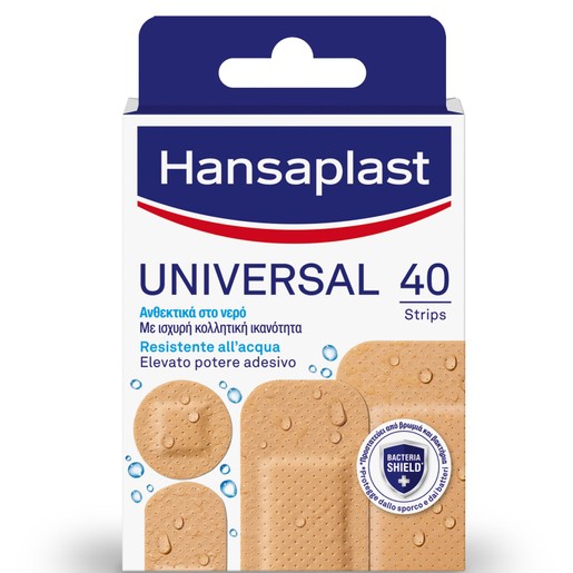 Hansaplast Universal Επιθέματα Ανθεκτικά στο Νερό 40τεμ