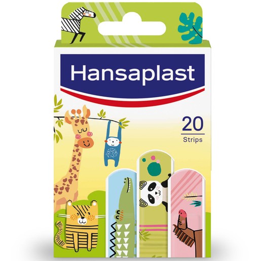 Hansaplast Animals Αυτοκόλλητα Παιδικά Επιθέματα, 20 strips Hansaplast Animals Αυτοκόλλητα Παιδικά Επιθέματα, 20 strips