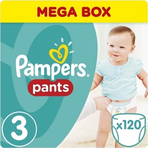 Pampers Pants Mega Box Νο3 (6-11kg) 120 πάνες Pampers Pants Mega Box Νο3 (6-11kg) 120 πάνες
