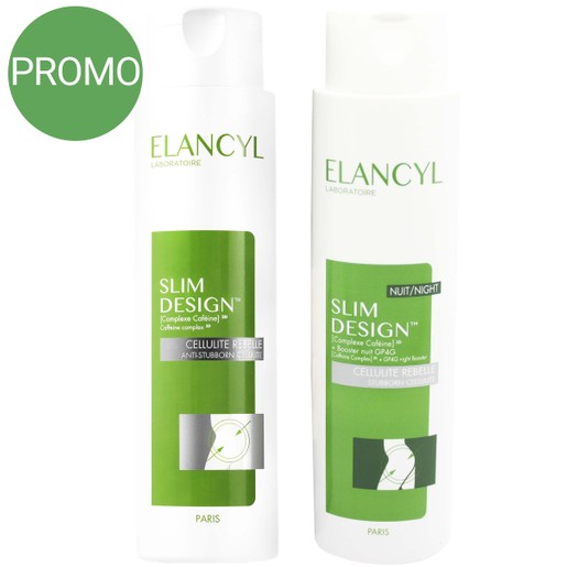 Elancyl Πακέτο Προσφοράς Slim Design Caffeine Complex 3D Κατά της Κυτταρίτιδας 200ml & Elancyl Slim Design Night 200ml Elancyl Πακέτο Προσφοράς Slim Design Caffeine Complex 3D Κατά της Κυτταρίτιδας 200ml & Elancyl Slim Design Night 200ml