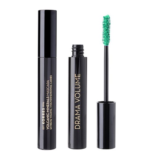 Korres Volcanic Minerals Mascara Drama Volume 11ml - 04 Emerald Korres Volcanic Minerals Mascara Drama Volume 11ml - 04 Emerald