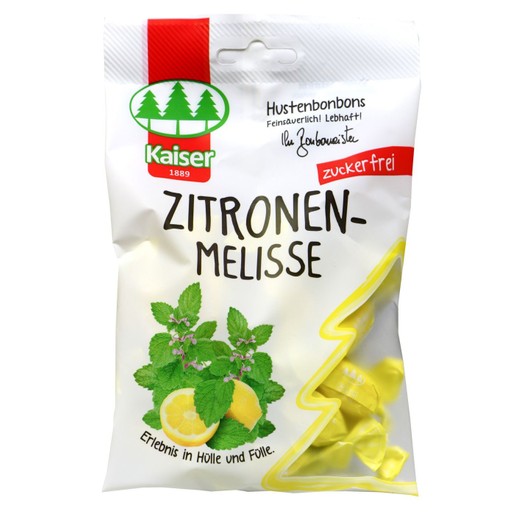 Kaiser Zitronen-Melisse Καραμέλες για το Βήχα Χωρίς Ζάχαρη με Μελισσόχορτο & 13 Βότανα 60gr Kaiser Zitronen-Melisse Καραμέλες για το Βήχα Χωρίς Ζάχαρη με Μελισσόχορτο & 13 Βότανα 60gr