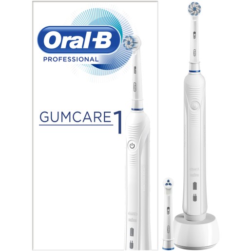 Oral-B Professional GumCare 1 Ηλεκτρική Οδοντόβουρτσα για Απαλό Καθαρισμό & Προστασία των Ούλων 1 Τεμάχιο