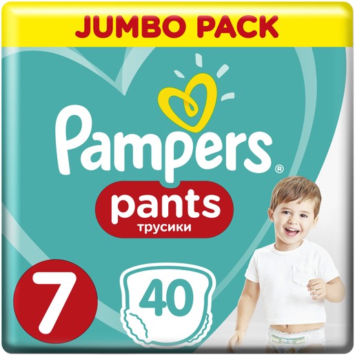 Pampers Pants No7, 17+ Kg 40 Πάνες Βρακάκι Pampers Pants No7, 17+ Kg 40 Πάνες Βρακάκι