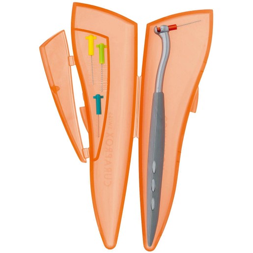 Curaprox CPS 457 Pocket Set Σετ Τσέπης με 4 Μεσοδόντια Βουρτσάκια CPS Prime & 1 Εργονομική Πλαστική Λαβή UHS 450 Mini Click Curaprox CPS 457 Pocket Set Σετ Τσέπης με 4 Μεσοδόντια Βουρτσάκια CPS Prime & 1 Εργονομική Πλαστική Λαβή UHS 450 Mini Click