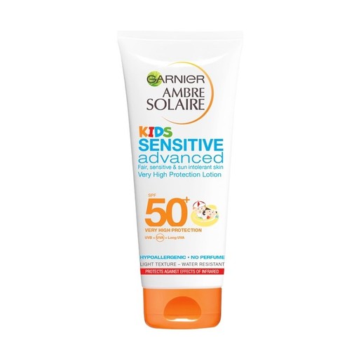 Garnier Ambre Solaire Kids Sensitive Advanced Emulsion Spf50+ Παιδικό Αντηλιακό Γαλάκτωμα Πολύ Υψηλής Προστασίας 200ml Garnier Ambre Solaire Kids Sensitive Advanced Emulsion Spf50+ Παιδικό Αντηλιακό Γαλάκτωμα Πολύ Υψηλής Προστασίας 200ml