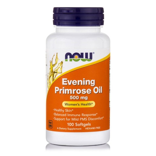 Now Foods Evening Primrose Oil 500mg Συμπλήρωμα Διατροφής με Έλαιο Νυχτολούλουδου 100 Softgels