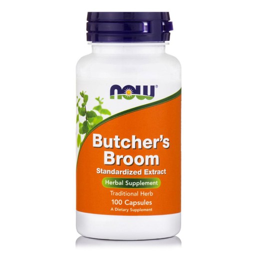 Now Foods Butcher\'s Broom 500mg Φυτικό Συμπλήρωμα Διατροφής που Συμβάλλει στην Υγεία του Κυκλοφοριακού Συστήματος 100 Caps Now Foods Butcher\'s Broom 500mg Φυτικό Συμπλήρωμα Διατροφής που Συμβάλλει στην Υγεία του Κυκλοφοριακού Συστήματος 100 Caps