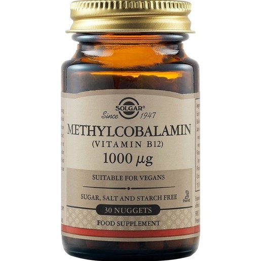 Solgar Methylcobalamin (Vitamin B12) 1000μg, 30 Nuggets