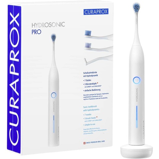 Curaprox Hydrosonic Pro Ηλεκτρική Οδοντόβουρτσα για Βαθύ Καθαρισμό Επαγγελματικού Επιπέδου 1τμχ Curaprox Hydrosonic Pro Ηλεκτρική Οδοντόβουρτσα για Βαθύ Καθαρισμό Επαγγελματικού Επιπέδου 1τμχ