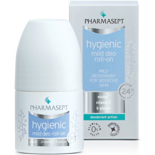 Pharmasept Hygienic Mild Deo 24h Roll-On Απαλό Αποσμητικό για Ευαίσθητες Επιδερμίδες 50ml Pharmasept Hygienic Mild Deo 24h Roll-On Απαλό Αποσμητικό για Ευαίσθητες Επιδερμίδες 50ml