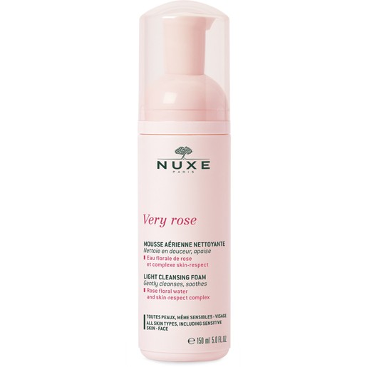 Nuxe Very Rose Light Cleansing Foam Απαλός Αφρός Καθαρισμού Προσώπου με Ροδόνερο 150ml Nuxe Very Rose Light Cleansing Foam Απαλός Αφρός Καθαρισμού Προσώπου με Ροδόνερο 150ml
