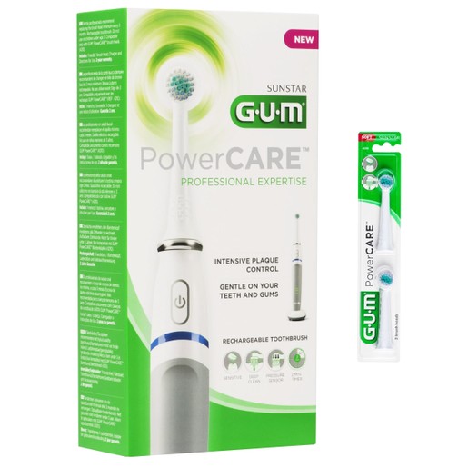 Gum 4200m Powercare Recharge Ηλεκτρική Οδοντόβουρτσα 1 Τεμάχιο & Δώρο Ανταλλακτικές Κεφαλές 2 Τεμάχια Gum 4200m Powercare Recharge Ηλεκτρική Οδοντόβουρτσα 1 Τεμάχιο & Δώρο Ανταλλακτικές Κεφαλές 2 Τεμάχια