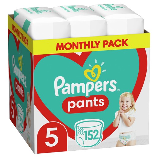 Pampers Pants Monthly Pack Νο5 (12-17kg) 152 πάνες Pampers Pants Monthly Pack Νο5 (12-17kg) 152 πάνες