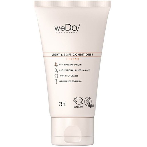weDo Light & Soft Conditioner for Fine Hair Μαλακτική Κρέμα Ενυδάτωσης για Λεπτά Μαλλιά 75ml