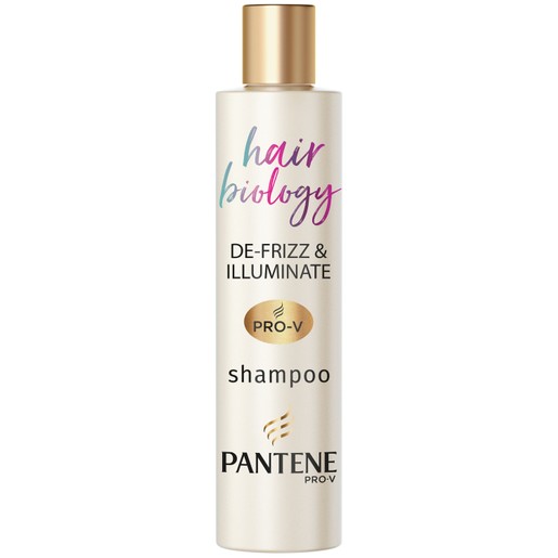 Pantene Hair Biology De-frizz & Illuminate Shampoo 250ml