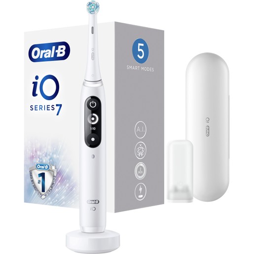 Oral-B iO Series 7 Magnetic White Alabaster 1 Τεμάχιο Oral-B iO Series 7 Magnetic White Alabaster 1 Τεμάχιο