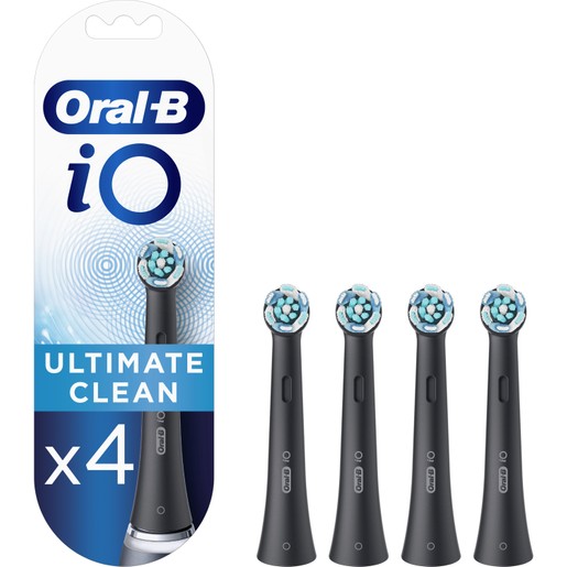 Oral-B iO Ultimate Clean Brush Heads Black 4 Τεμάχια