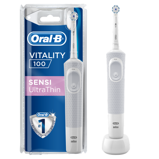 Oral-B Vitality 100 Sensi Ultra Thin Ηλεκτρική Οδοντόβουρτσα για Ευαίσθητα Δόντια & Ούλα με Ενσωματωμένο Χρονόμετρο 2 Λεπτών Oral-B Vitality 100 Sensi Ultra Thin Ηλεκτρική Οδοντόβουρτσα για Ευαίσθητα Δόντια & Ούλα με Ενσωματωμένο Χρονόμετρο 2 Λεπτών