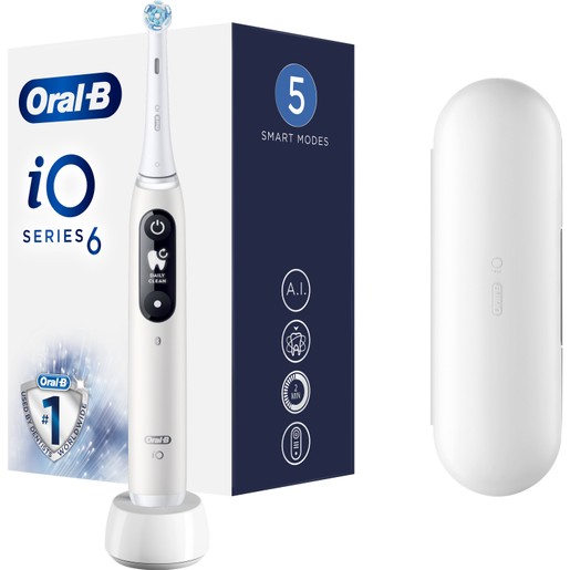 Oral-B iO Series 6 Magnetic White 1 Τεμάχιο Oral-B iO Series 6 Magnetic White 1 Τεμάχιο
