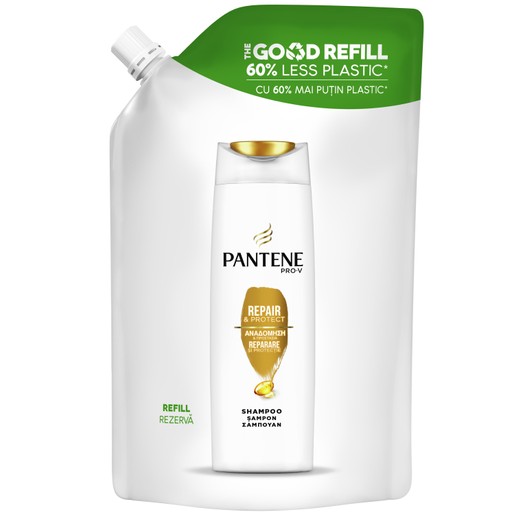 Pantene Pro-V Repair & Protect Shampoo Good Refill for Damaged Hair 480ml