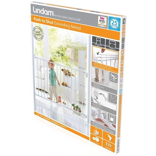 Munchkin Lindam Push to Shut Extending Metal 64.5cm x 102cm 1 Τεμάχιο Munchkin Lindam Push to Shut Extending Metal 64.5cm x 102cm 1 Τεμάχιο