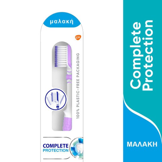 Sensodyne Soft Οδοντόβουρτσα Complete Protection 48% Better Cleaning 1 Τεμάχιο - Μωβ