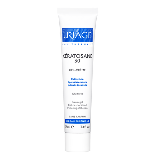 Uriage Eau Thermale Keratosane 30 Cream Gel 30% Urea Προσφέρει Ολοκληρωμένη Καταπραϋντική Φροντίδα 75ml Uriage Eau Thermale Keratosane 30 Cream Gel 30% Urea Προσφέρει Ολοκληρωμένη Καταπραϋντική Φροντίδα 75ml