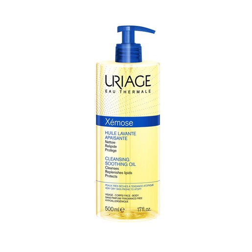 Uriage Eau Thermale Xemose Cleansing Soothing Oil Προστατεύει Από την Ξηρότητα και Καταπραΰνει την Αίσθηση Κνησμού 500ml Uriage Eau Thermale Xemose Cleansing Soothing Oil Προστατεύει Από την Ξηρότητα και Καταπραΰνει την Αίσθηση Κνησμού 500ml
