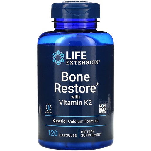 Life Extension Bone Restore With Vitamin K2 120 Caps Life Extension Bone Restore With Vitamin K2 120 Caps