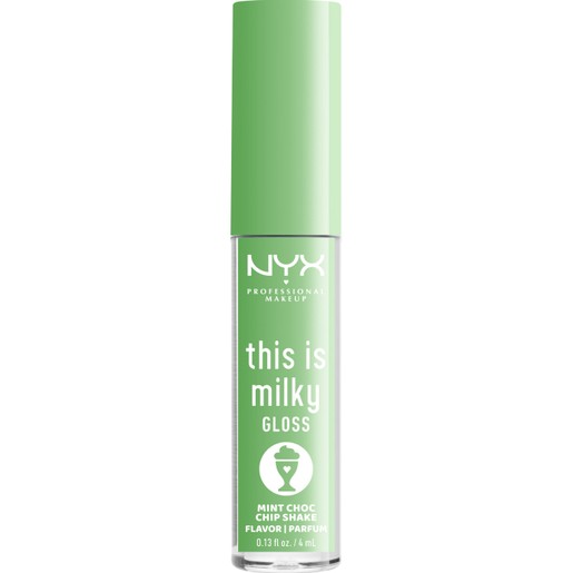 NYX Professional Makeup This Is Milky Lip Gloss Milkshake Flavor 4ml - Mint Choc Chip Shake