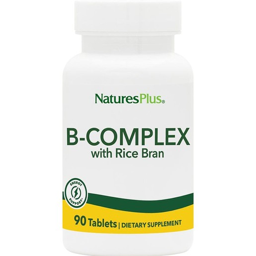 Natures Plus Vitamin B-Complex with Rice Bran 90tabs