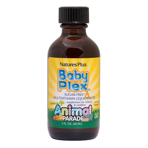 Nature\'s Plus Animal Parade Baby Plex Πολυβιταμινούχα Φόρμουλα σε Υγρή Μορφή, για Μωρά & Μικρά Παιδιά 60 ml Nature\'s Plus Animal Parade Baby Plex Πολυβιταμινούχα Φόρμουλα σε Υγρή Μορφή, για Μωρά & Μικρά Παιδιά 60 ml