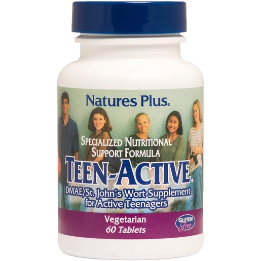 Nature\'s Plus Teen Active Φόρμουλα για την Ενίσχυση της Μνήμης και της Συγκέντρωσης των Εφήβων 60 caps Nature\'s Plus Teen Active Φόρμουλα για την Ενίσχυση της Μνήμης και της Συγκέντρωσης των Εφήβων 60 caps