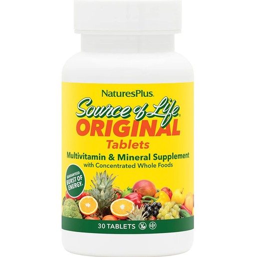 Natures Plus Source of Life Multi-Vitamin & Mineral Original 30tabs