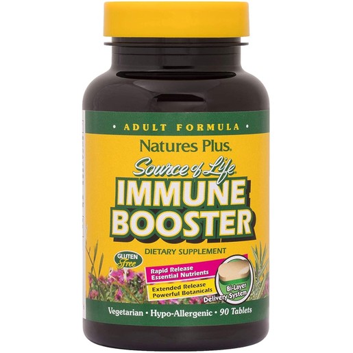 Natures Plus Source of Life Immune Booster Συμπλήρωμα Διατροφής για Ενίσχυση Ανοσοποιητικού 90tabs Natures Plus Source of Life Immune Booster Συμπλήρωμα Διατροφής για Ενίσχυση Ανοσοποιητικού 90tabs