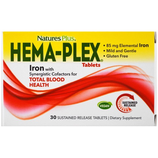 Natures Plus Hema-Plex Συμπλήρωμα Διατροφής με Εξαιρετική Φόρμουλα για τη Βελτίωση της Ποιότητας του Αίματος 30caps Natures Plus Hema-Plex Συμπλήρωμα Διατροφής με Εξαιρετική Φόρμουλα για τη Βελτίωση της Ποιότητας του Αίματος 30caps