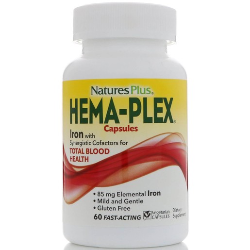 Natures Plus Hema-Plex Συμπλήρωμα Διατροφής με Εξαιρετική Φόρμουλα για τη Βελτίωση της Ποιότητας του Αίματος 60caps Natures Plus Hema-Plex Συμπλήρωμα Διατροφής με Εξαιρετική Φόρμουλα για τη Βελτίωση της Ποιότητας του Αίματος 60caps