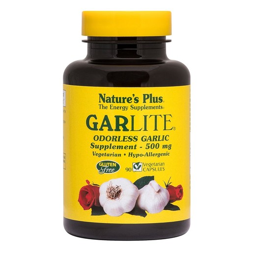 Natures Plus Garlite 500mg Συμπλήρωμα Διατροφής από Συμπυκνωμένο Άοσμο Σκόρδο 90caps Natures Plus Garlite 500mg Συμπλήρωμα Διατροφής από Συμπυκνωμένο Άοσμο Σκόρδο 90caps