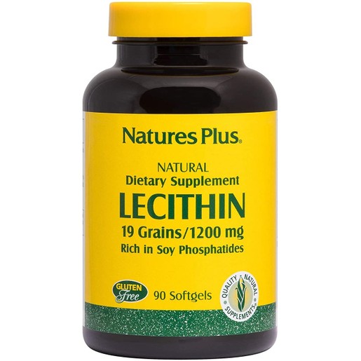 Nature\'s Plus, Lecithin 1200g Συμπλήρωμα Λεκιθίνης 90caps Nature\'s Plus, Lecithin 1200g Συμπλήρωμα Λεκιθίνης 90caps