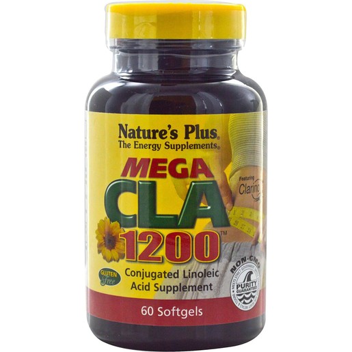 Natures Plus Mega CLA 1200mg Συμπλήρωμα Διατροφής, Ισχυρή Λιποτροπική Φόρμουλα για Μείωση Πάχους & Σύσφιξη 60Softgels Natures Plus Mega CLA 1200mg Συμπλήρωμα Διατροφής, Ισχυρή Λιποτροπική Φόρμουλα για Μείωση Πάχους & Σύσφιξη 60Softgels