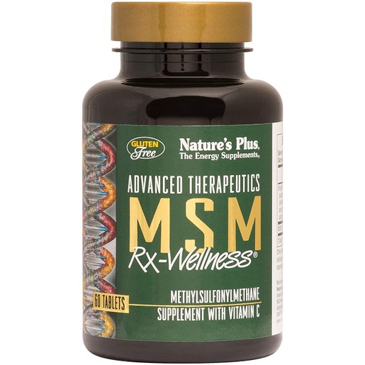 Nature\'s Plus MSM Rx Wellness Φόρμουλα με Οργανικό Θειο για την Καλή υγεία των Μαλλιών, των Αρθρώσεων & των Νυχιών 60caps Nature\'s Plus MSM Rx Wellness Φόρμουλα με Οργανικό Θειο για την Καλή υγεία των Μαλλιών, των Αρθρώσεων & των Νυχιών 60caps