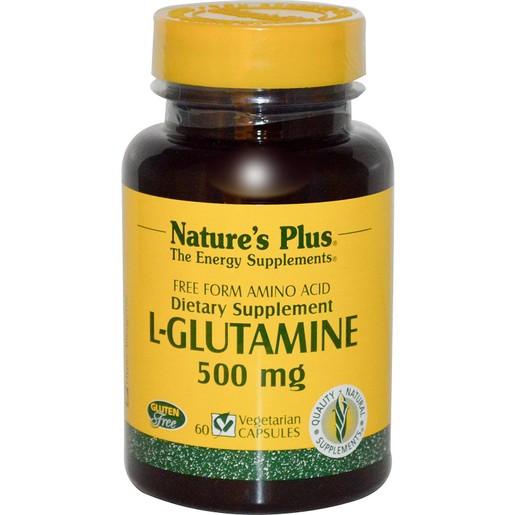 Nature\'s Plus L Glutamine 500mg Συμπλήρωμα Γλουταμίνης 60 caps Nature\'s Plus L Glutamine 500mg Συμπλήρωμα Γλουταμίνης 60 caps