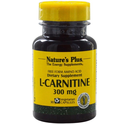 Natures Plus L Carnitine 300mg Συμπλήρωμα Καρνιτίνης 30caps Natures Plus L Carnitine 300mg Συμπλήρωμα Καρνιτίνης 30caps