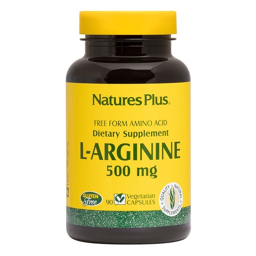 Nature\'s Plus L Arginine 500 mg Συμπλήρωμα Διατροφής με Αργινίνη 90caps Nature\'s Plus L Arginine 500 mg Συμπλήρωμα Διατροφής με Αργινίνη 90caps